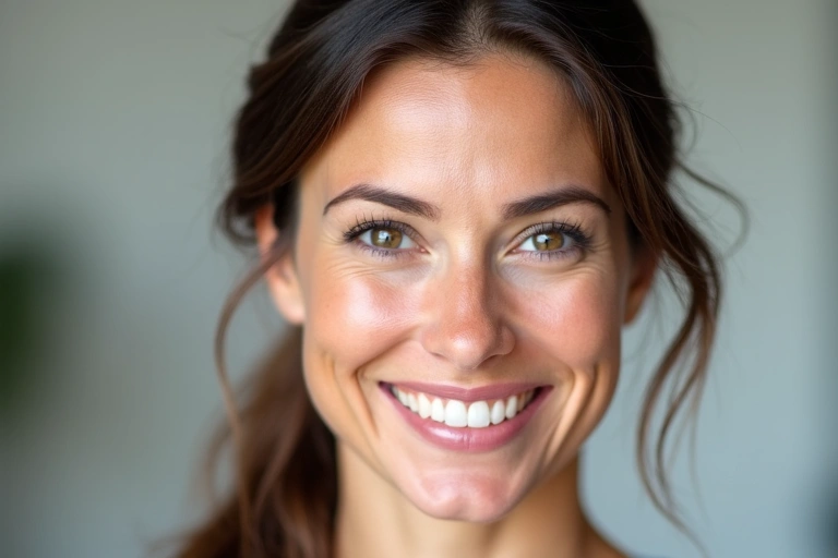 Példakép Szakember portréja, mosolyogva